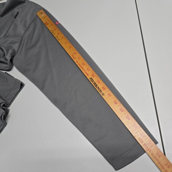 Scottevest Mens Tech Long Sleeve Pullover Shirt Size L Gray Travel Utility - Picture 12 of 14